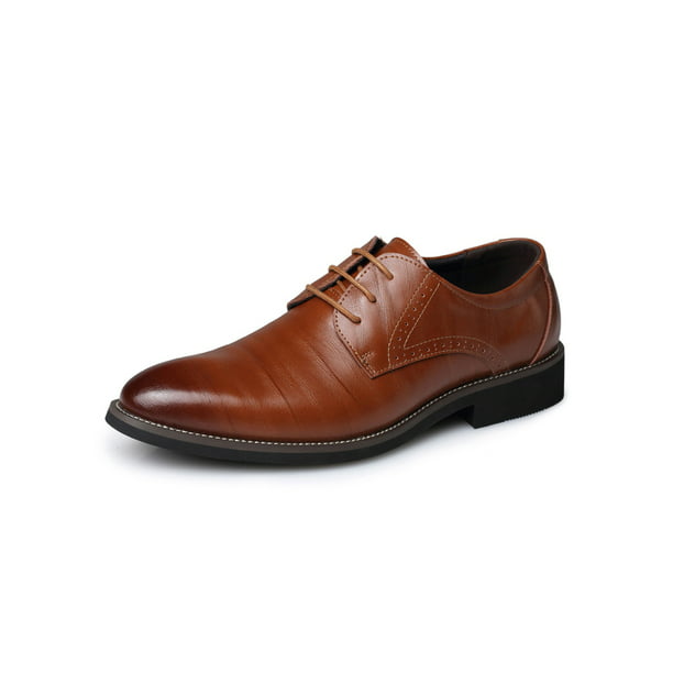 Details about   Mens Leather Business Leisure Shoes Slip on Pointy Toe Work Dress Formal Party